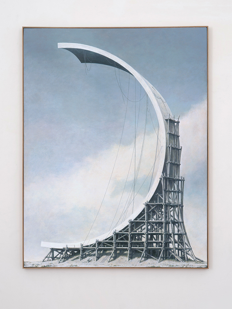 Minoru Nomata, <Points of View-31>, 2004, Acrylic on canvas, 145.5x112cm. © the artist. Courtesy White Cube. 