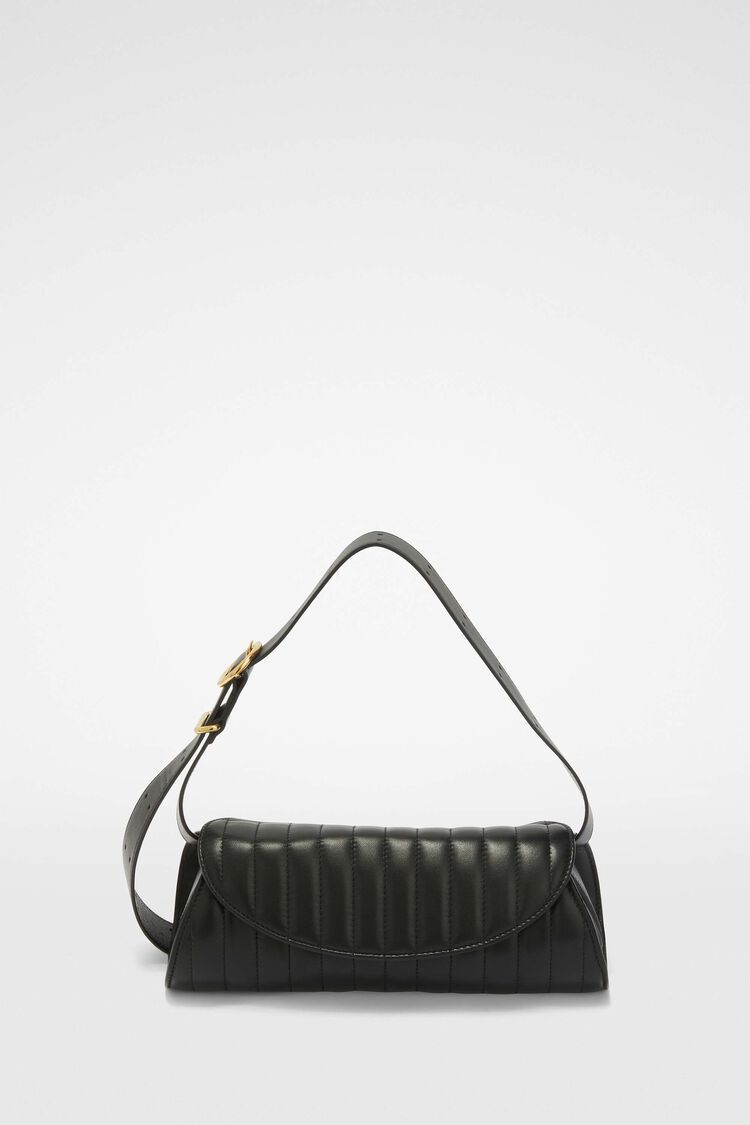 JIL SANDER, 스몰 카놀로 퀄티드 블랙 2백 97만원