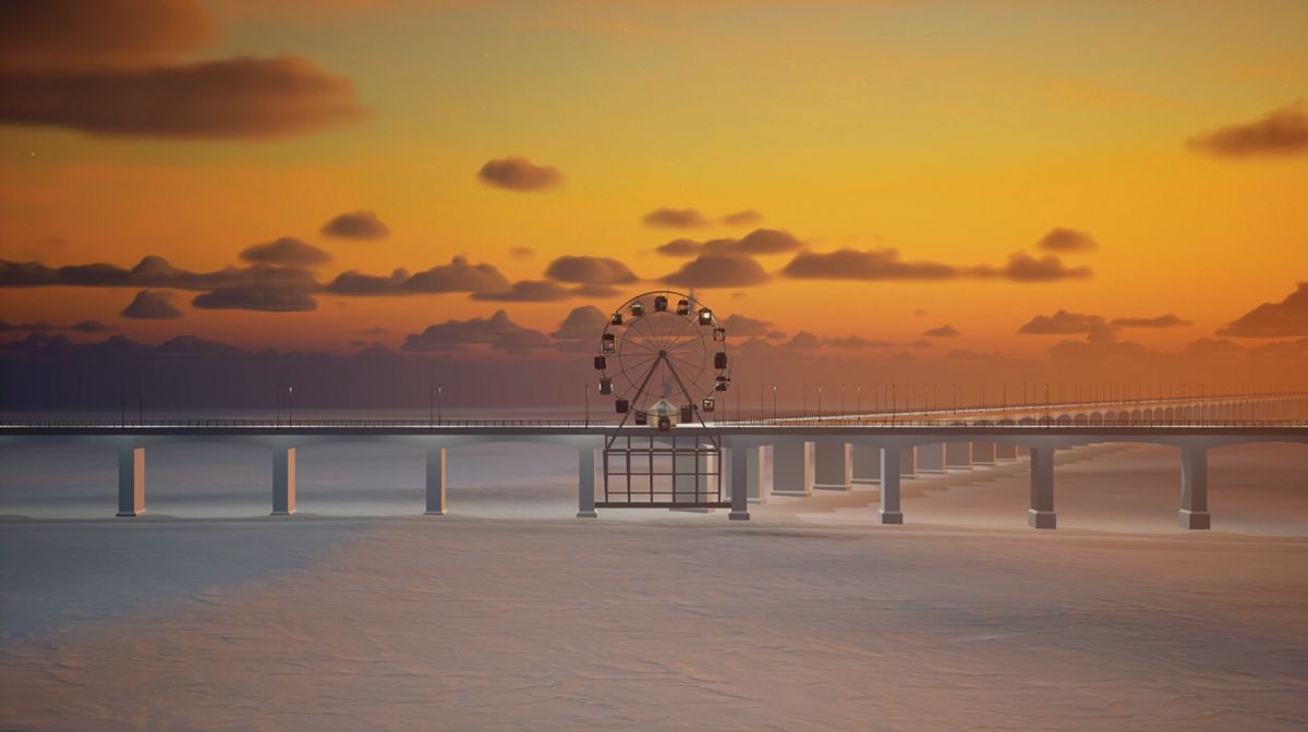 서도호, <다리 프로젝트>, 2024, 애니메이션, 단채널 비디오, 사운드, 약 24분. 사진: 정태수. 작가, 리만머핀(뉴욕, 서울), 빅토리아 미로(런던, 베니스), 코오롱스포츠 제공. © 서도호.