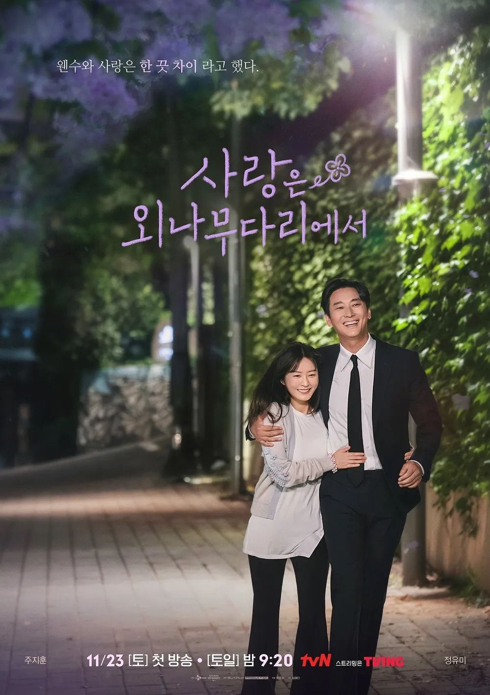 tvN 드라마 <사랑은 외나무다리에서> 포스터