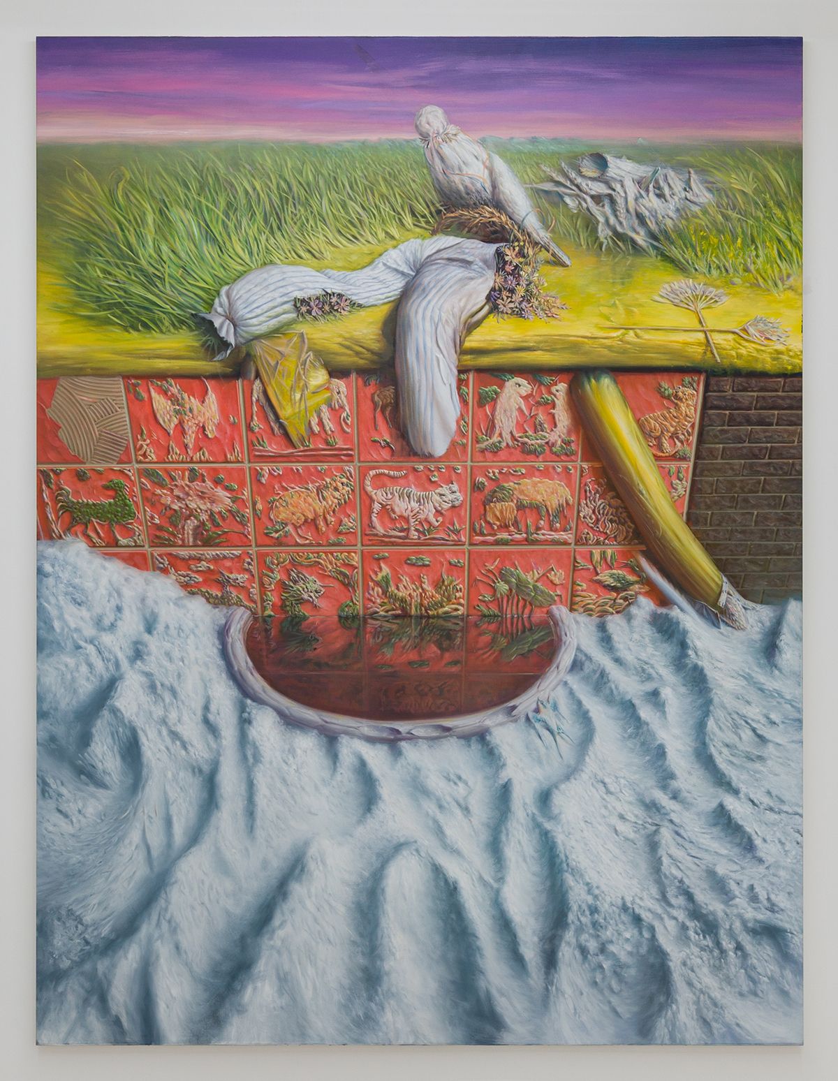 <Reconciliation of the Three Tyrants>, 2023-2024, Oil on Canvas, 250x190cm.