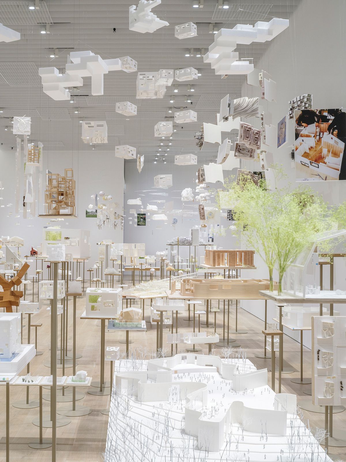 Installation view: The Architecture of Sou Fujimoto: Primordial Future Forest, Mori Art Museum, Tokyo, 2025. Photo:Yashiro Tetsuya / Photo courtesy: Mori Art Museum, Tokyo