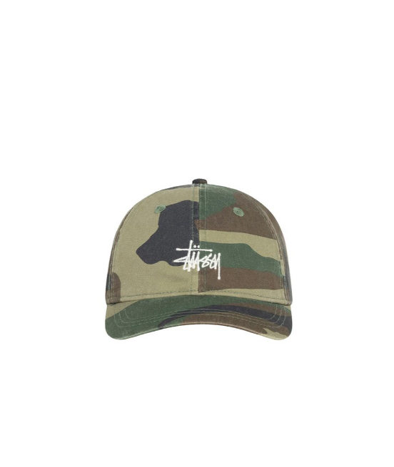 Stussy 베이직 볼캡 워시드 우드랜드 카모, 가격 미정