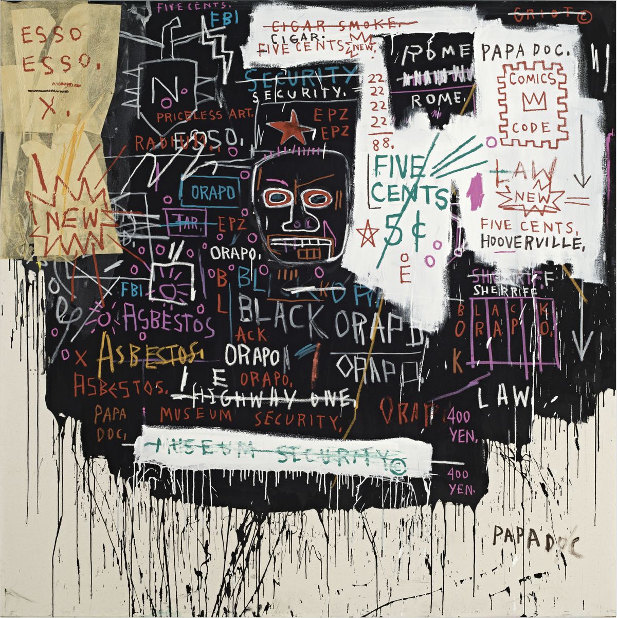 MuseumSecurity_1983© Estate of Jean-Michel Basquiat. Licensed by Artestar, New York