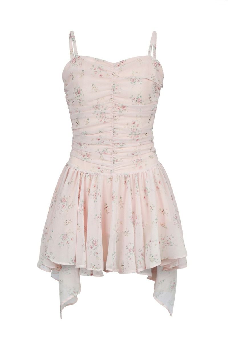 Odd One Out FLOWER SHIRRING ONE PIECE PINK 16만5천원