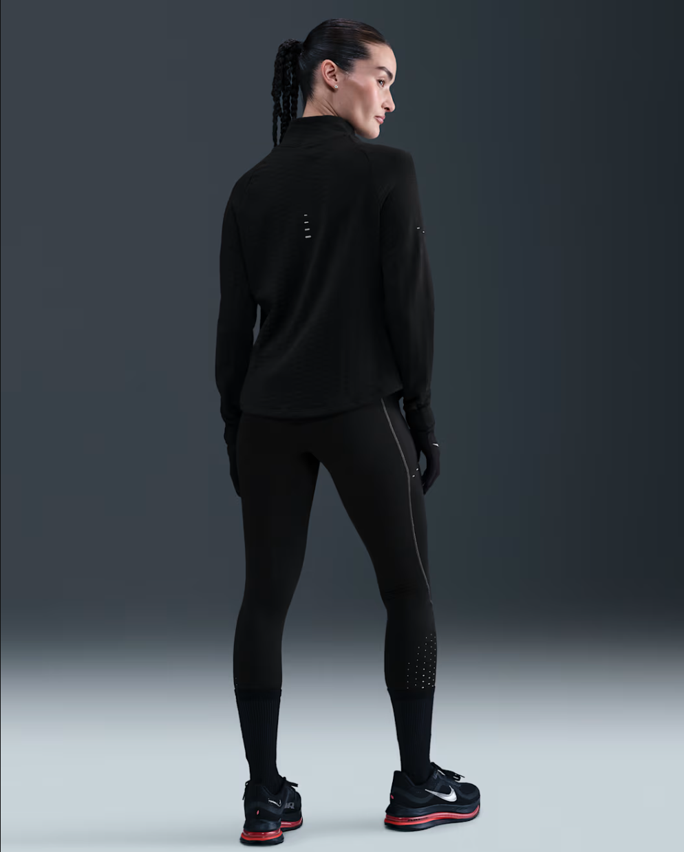 나이키 하이웨이스트 리플렉티브 액센트 7/8 러닝 레깅스