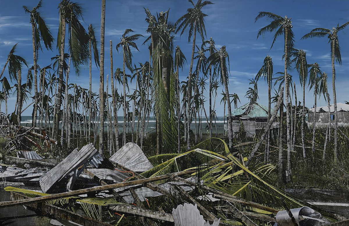 <비치(Beach)>, 2025, Acrylic on canvas, 260x400cm. ⓒ AN Gyunsgu, ARARIO GALLERY