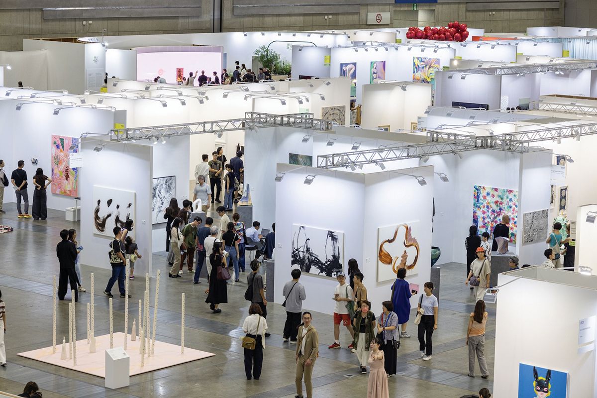 Installation view of Tokyo Gendai 2025 at Pacifico Yokohama. Courtesy Tokyo Gendai.
