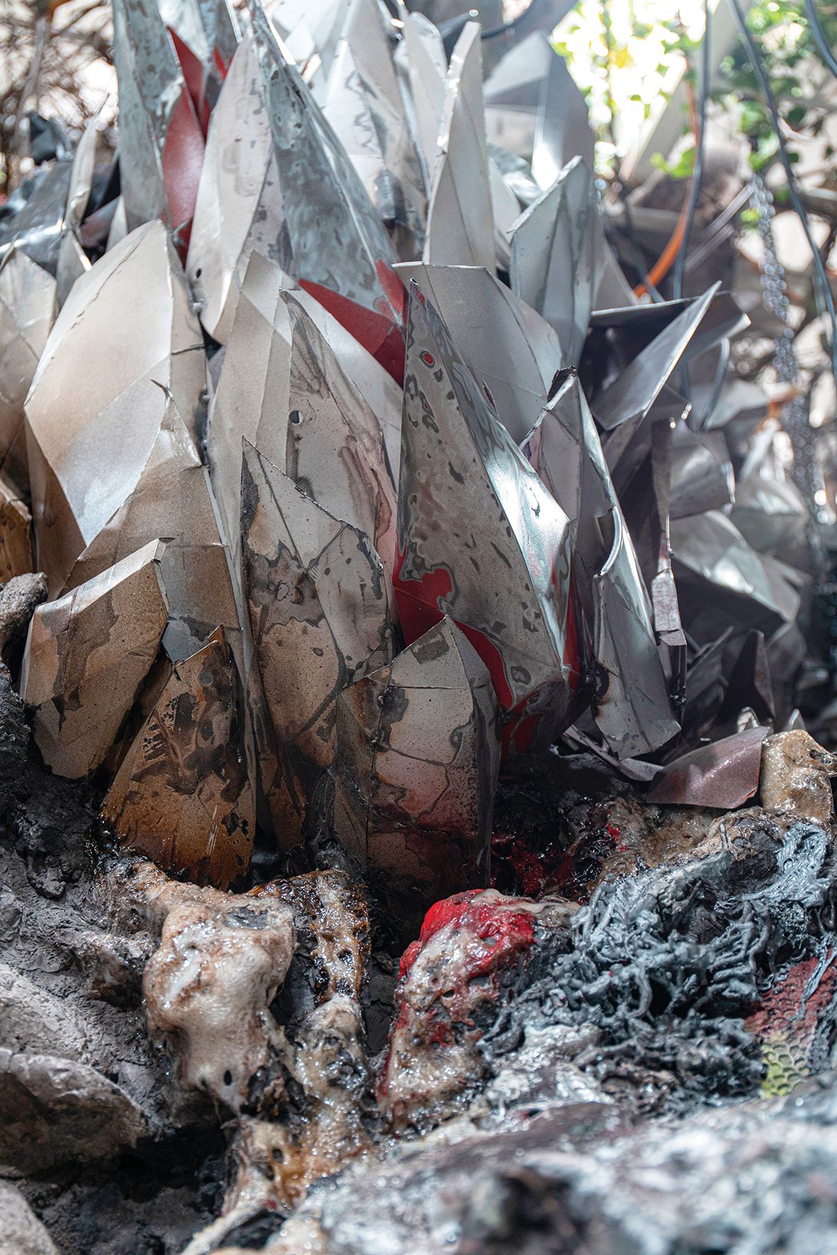 <상상의 종말 I> 디테일 이미지. 사진: 남서원. 제공: 아트선재센터. ⓒ 2025. Art Sonje Center all rights reserved.