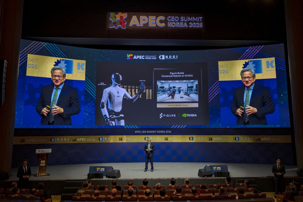 APEC 서밋에 참가한 엔비디아 CEO 젠슨 황 (출처: 게티 이미지)
