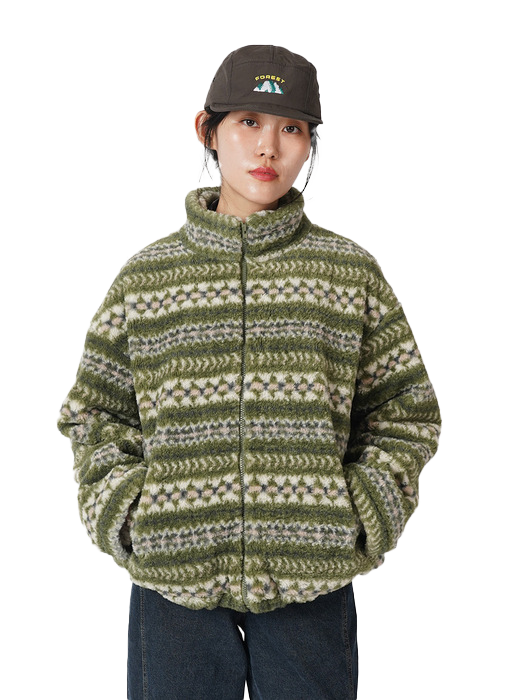 글로라 노르딕 플리스 집업