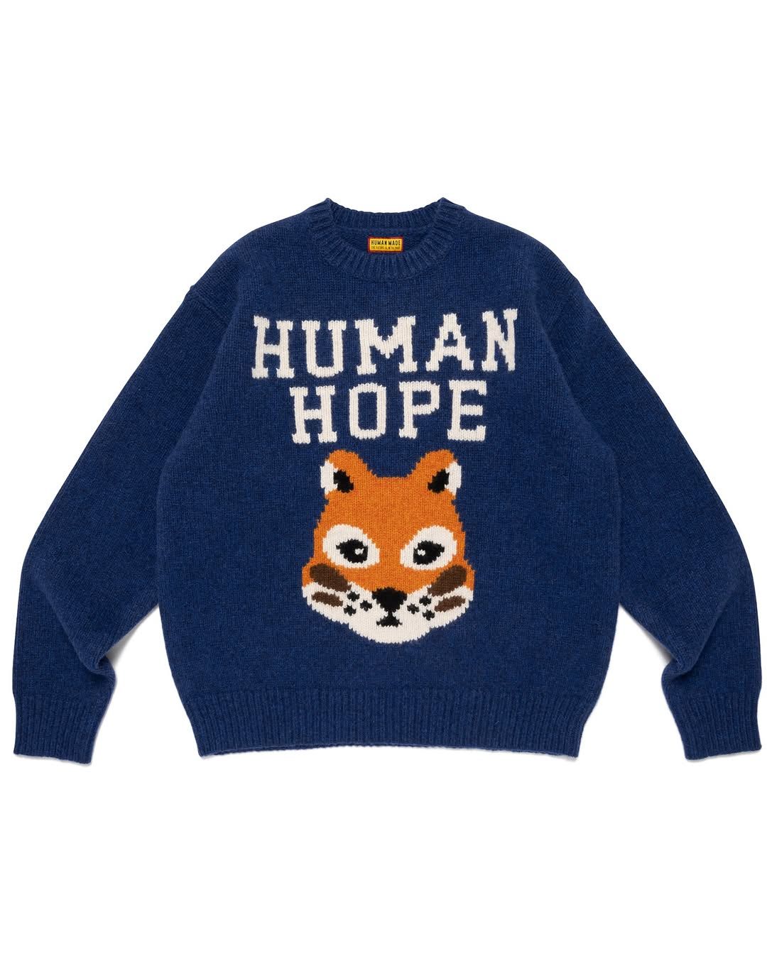 네이비 휴먼 호프 로 게이지 니트, 48만원대