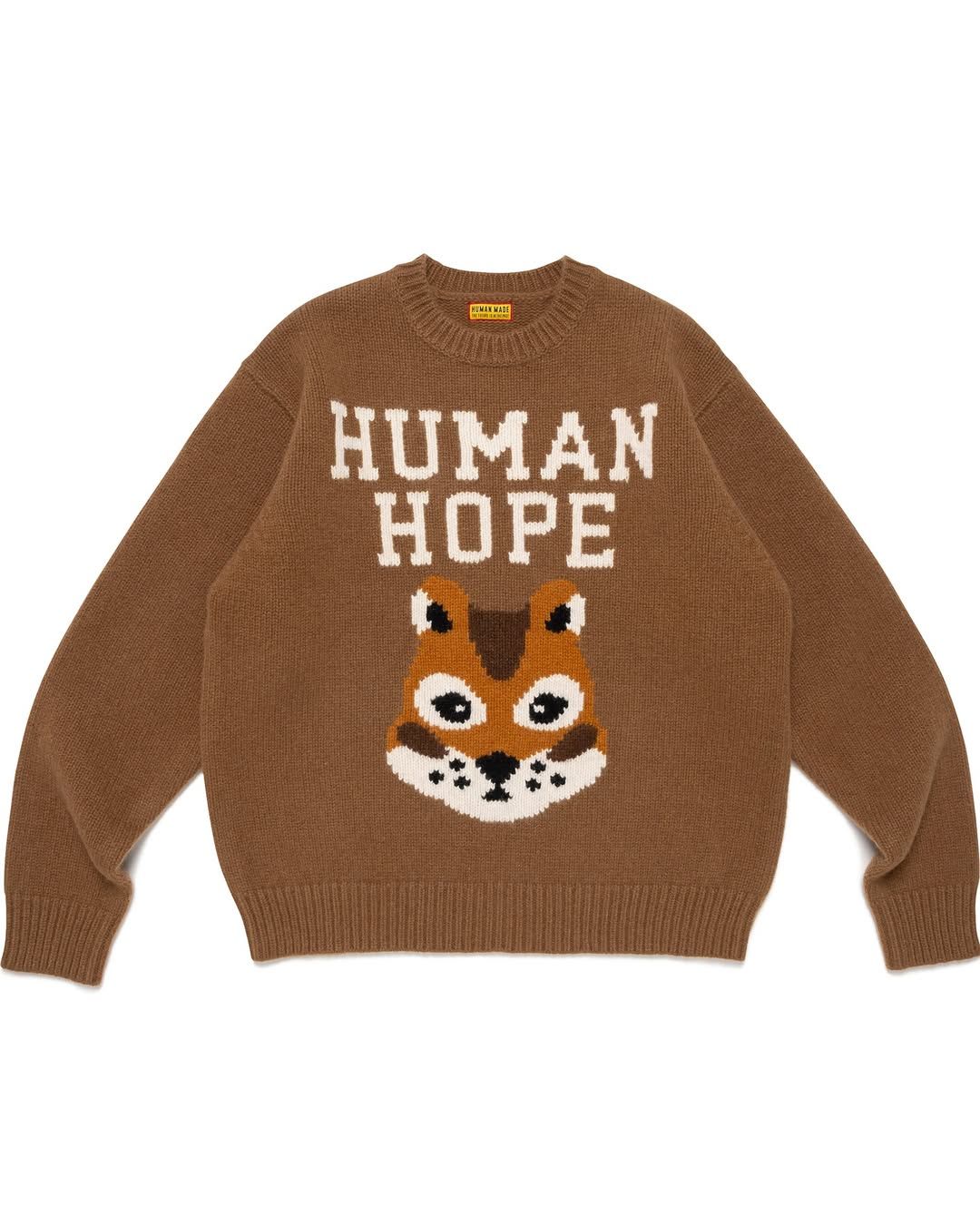 브라운 휴먼 호프 로 게이지 니트, 48만원대