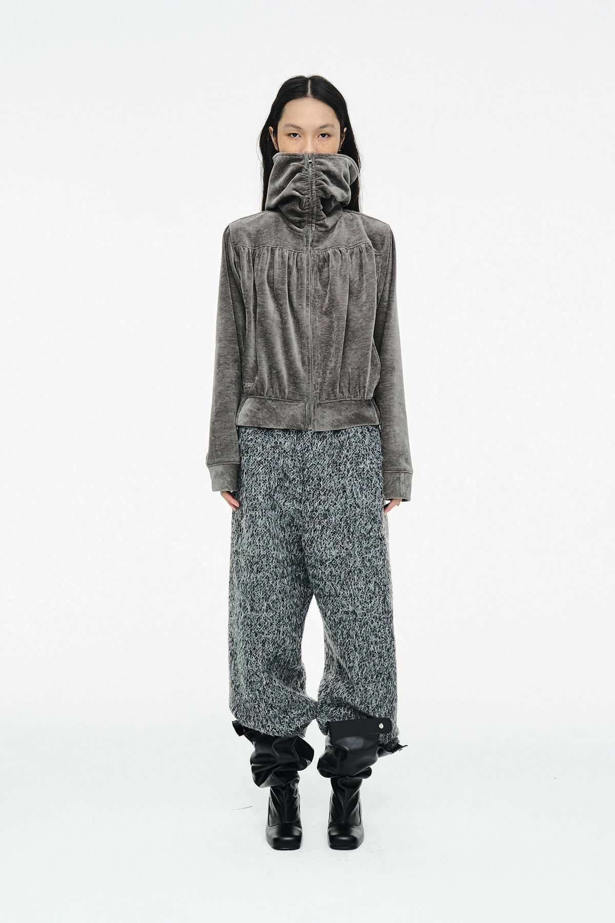 cerric 헤어리 와이드 팬츠 17만 8천원 