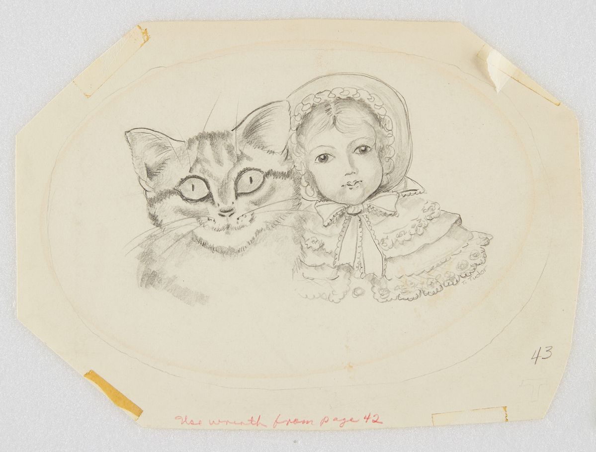 A is for Anna Belle, Pencil on paper, 16 x 22.5cm