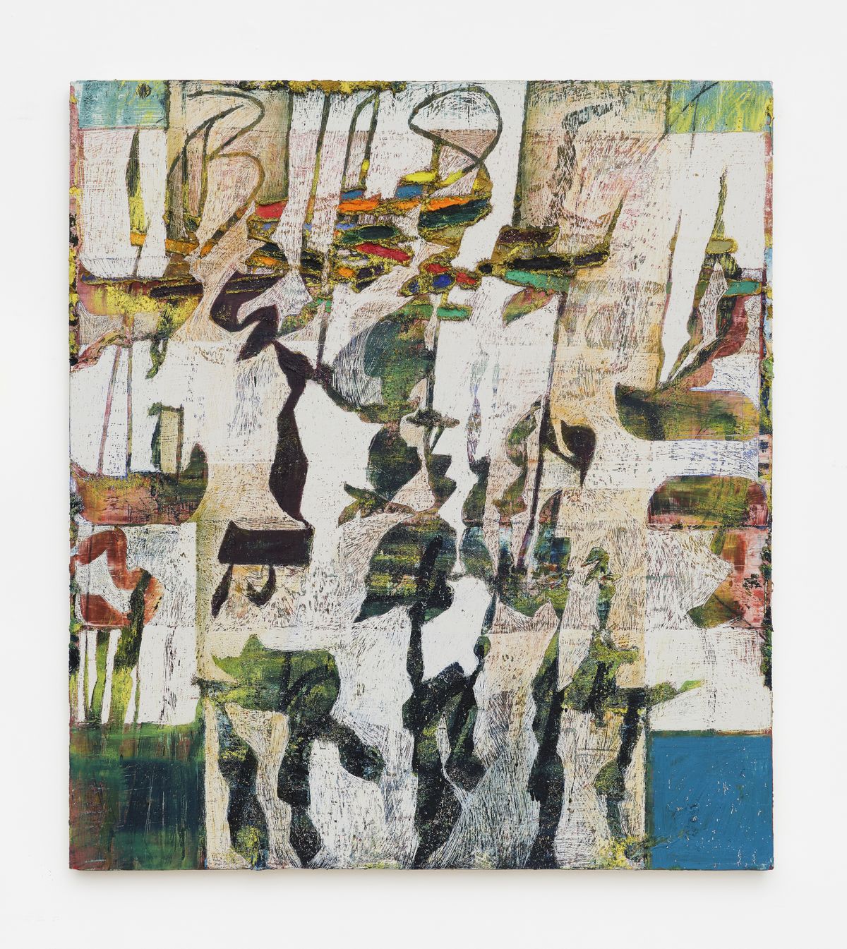 Edmond Brooks-Beckman, Between Seams, 2024, Oil on canvas, 135 x 120 cm(53 1_4 x 47 1_4 inches)