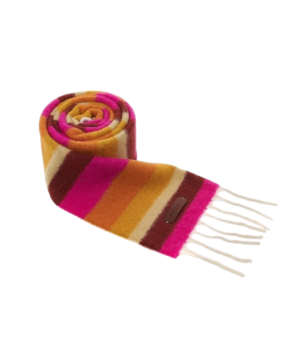멀티컬러 스트라이프 머플러