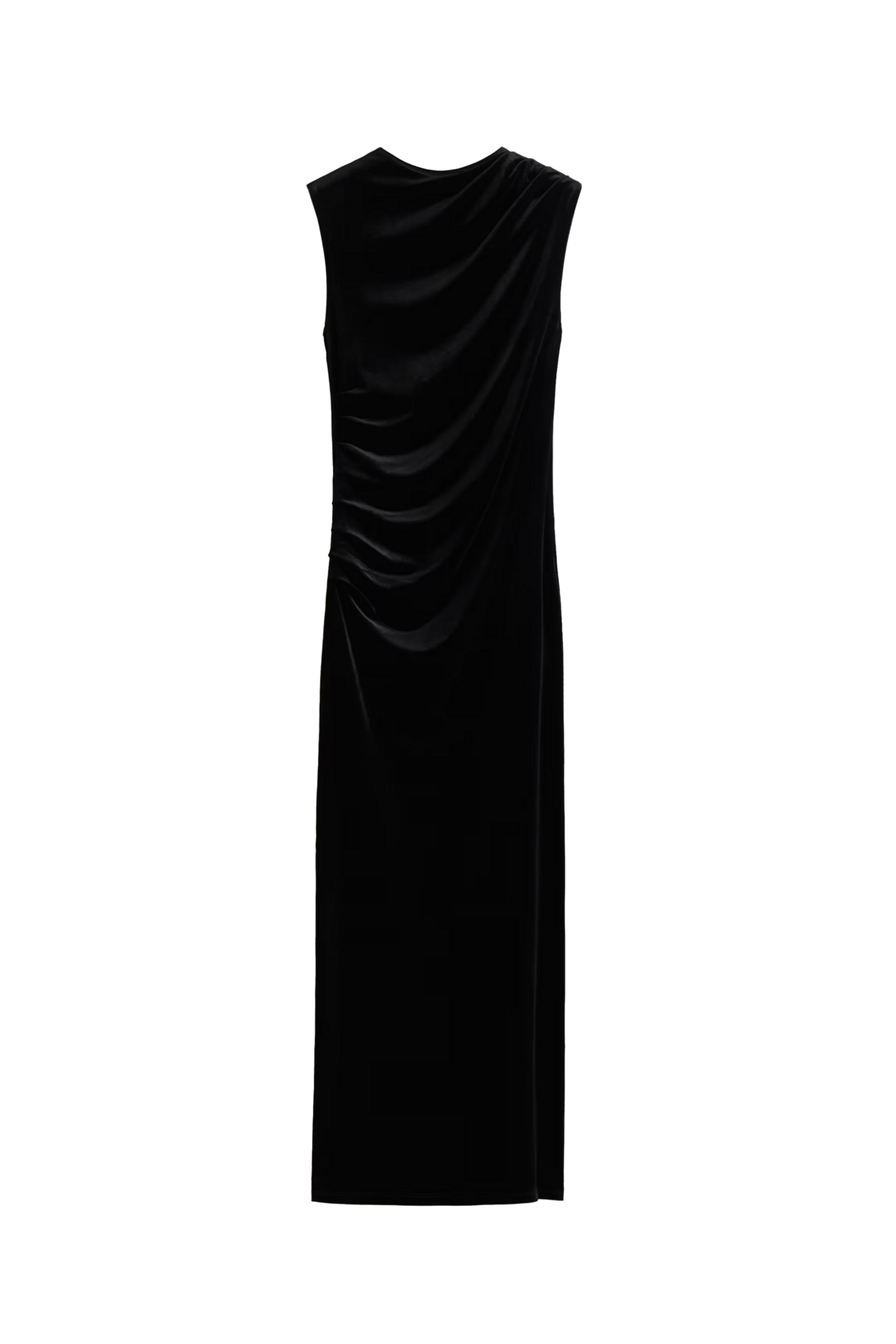 슬리브리스 벨루어 드레스