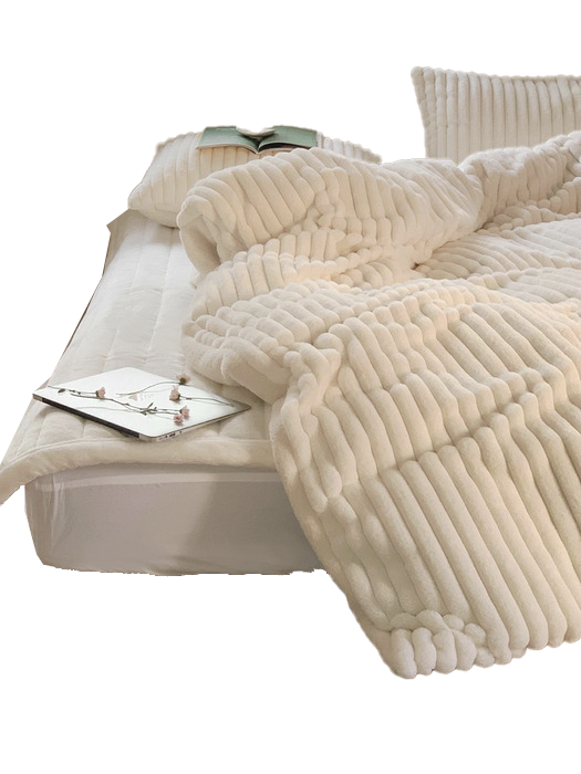 루엘드파리 밍크 극세사 스트라이프 호텔침구