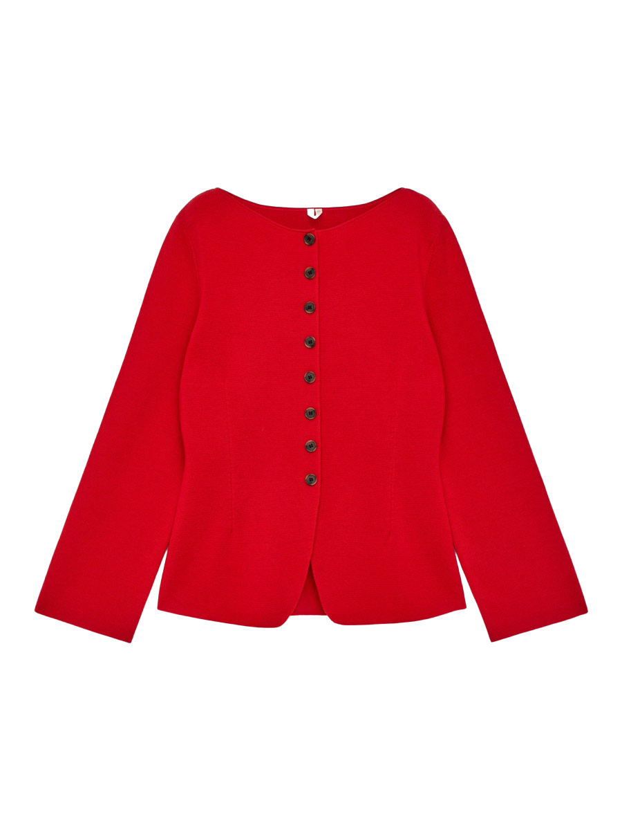 나티바 메리노 울 가디건