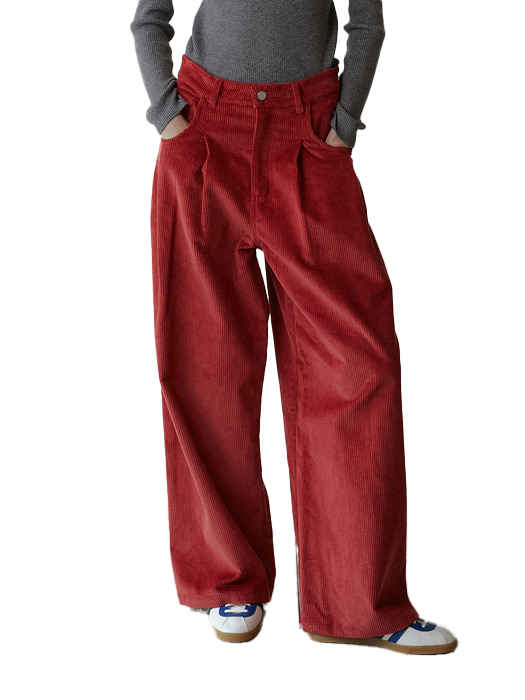 Corduroy Wide Pants