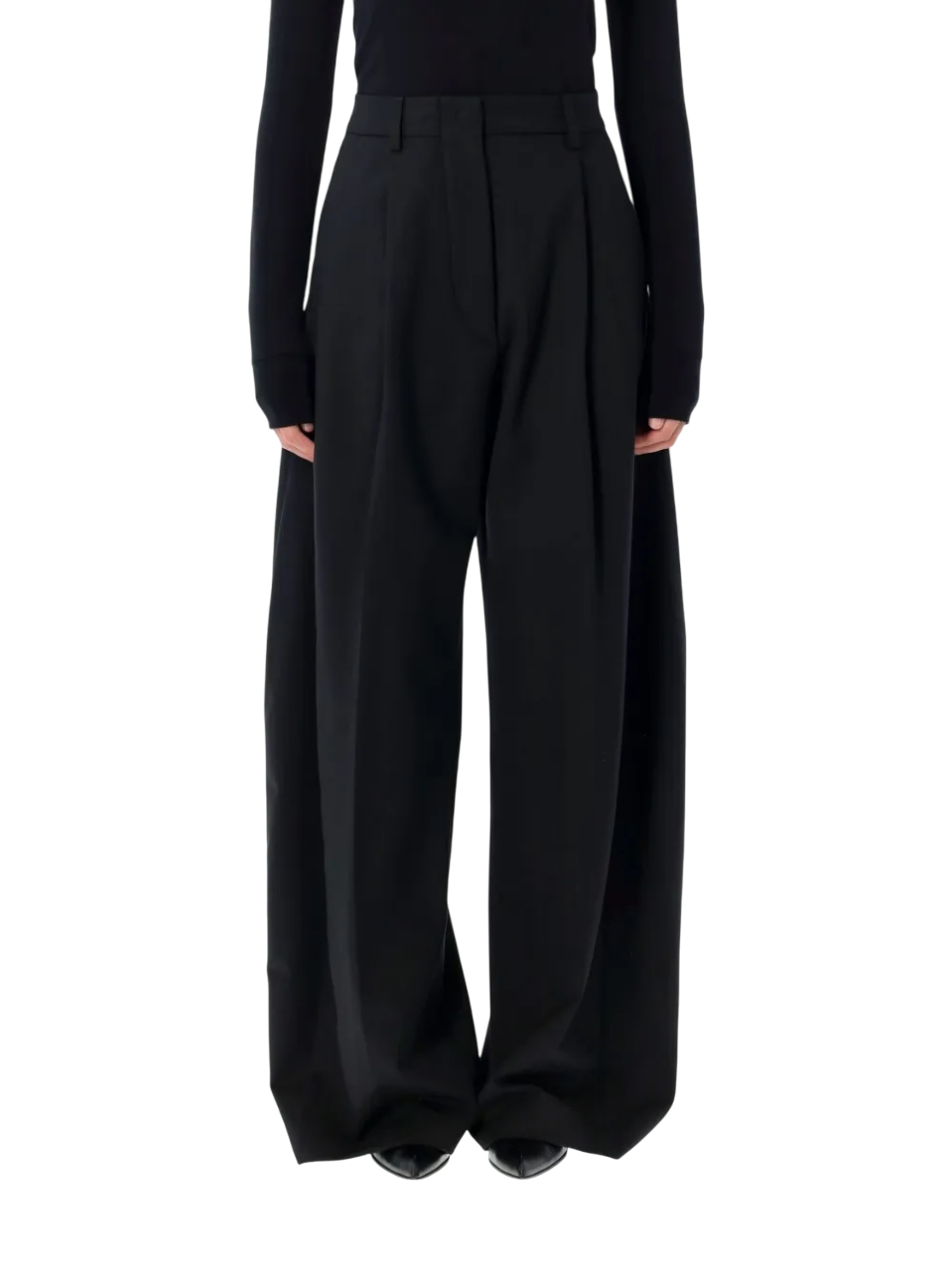 빌리 플리츠 디테일 팬츠