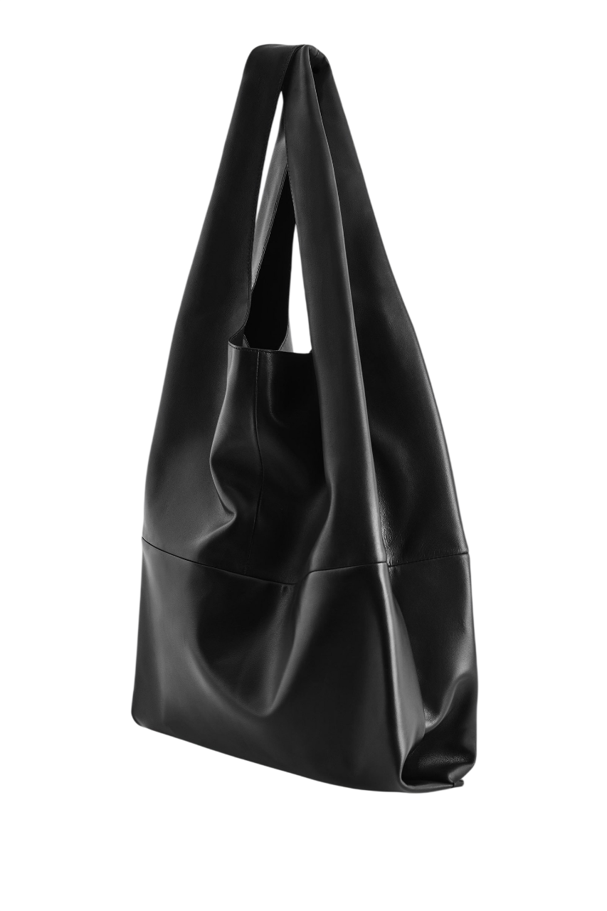 슬라우치 토트백 - 레더