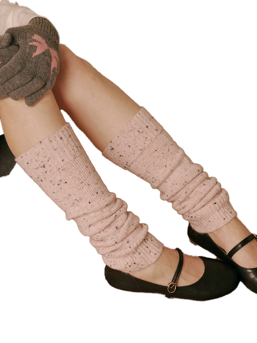 Dot Knit Leg Warmer