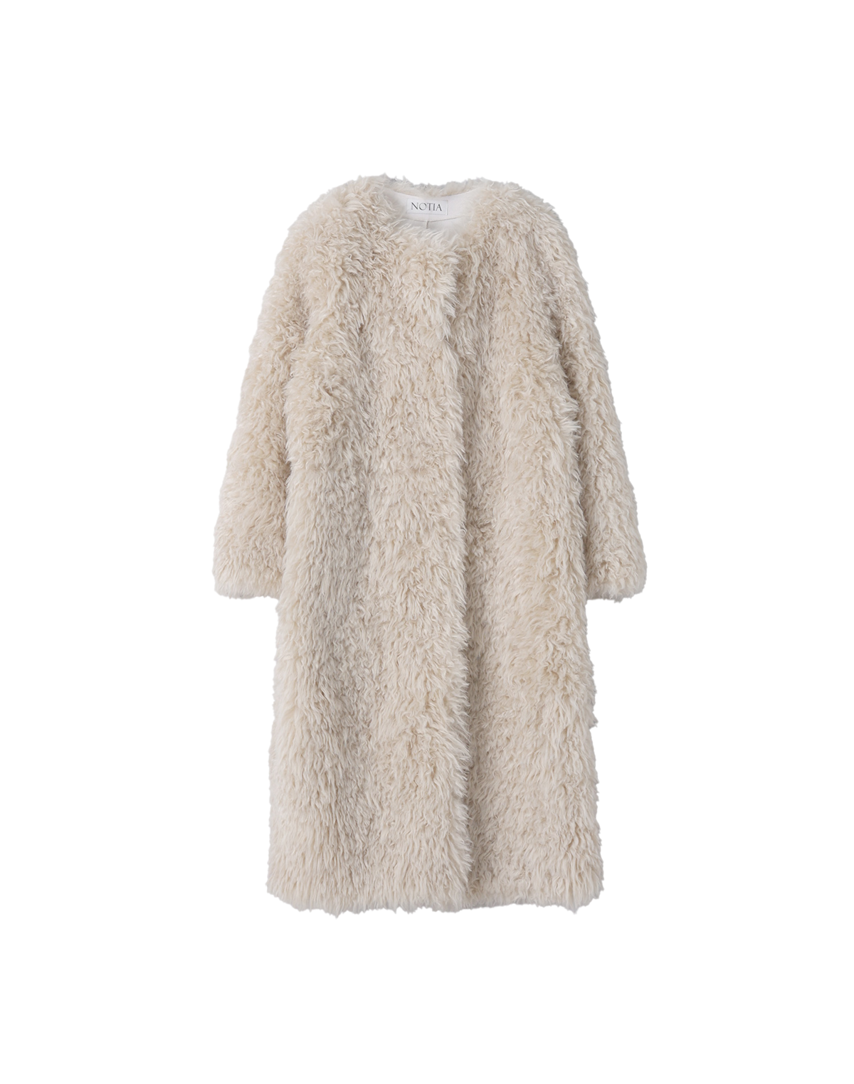 SHEARLING FUR LONG COAT