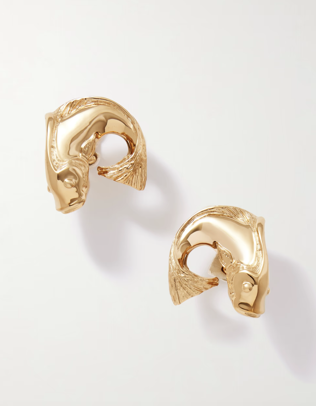 구찌 골드 톤 클립 이어링 227만원대