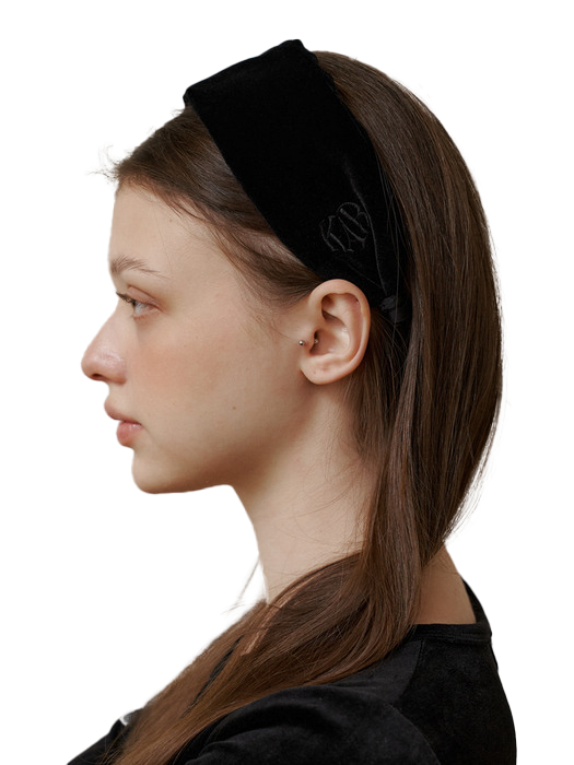 kinda logo basic wide head band