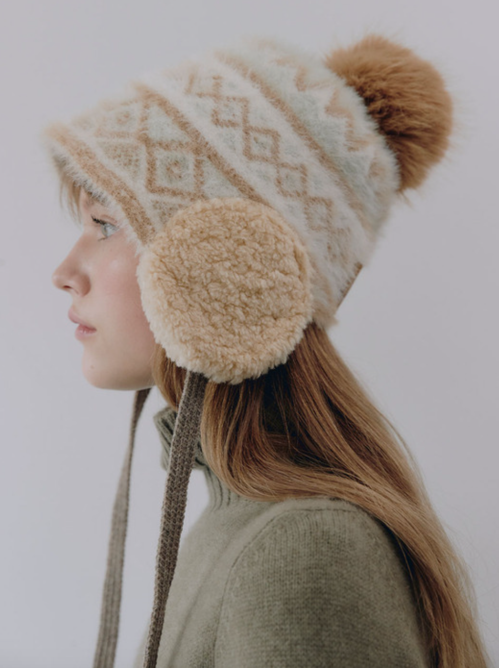 빈티지 헐리우드 노르딕 폼폼 트루퍼 햇 5만9천원대