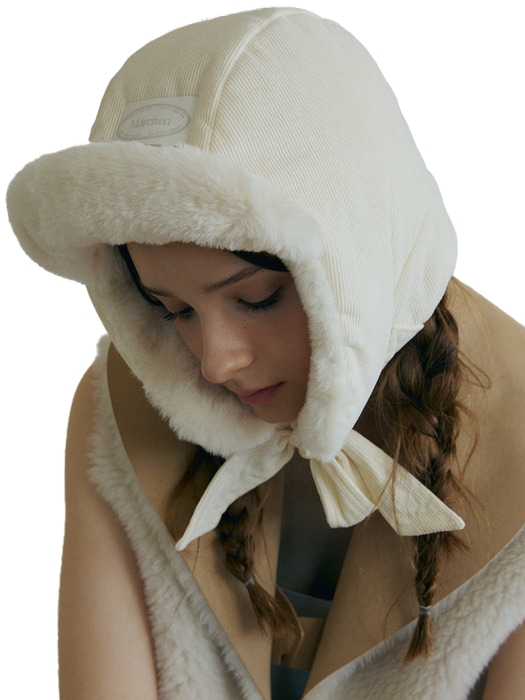 코듀로이 퍼 트루퍼 햇