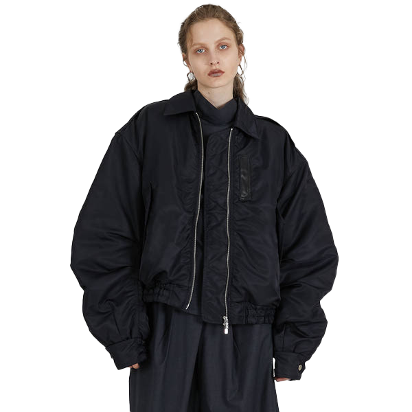 플라이트 봄버 자켓 네이비