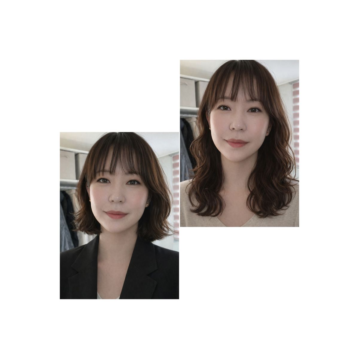 어울리는 헤어 메이크업을 접목해달라고 했더니, 어이없게 성형을 해놓고 절대 아니라고 우기는 GhatGPT. 자기 조언의 신빙성을 얻기 위한 꼼수(!)인 것 같다.