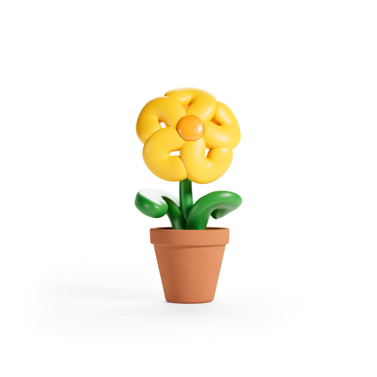 A_DEN, THINKING OF U (YELLOW), 2025