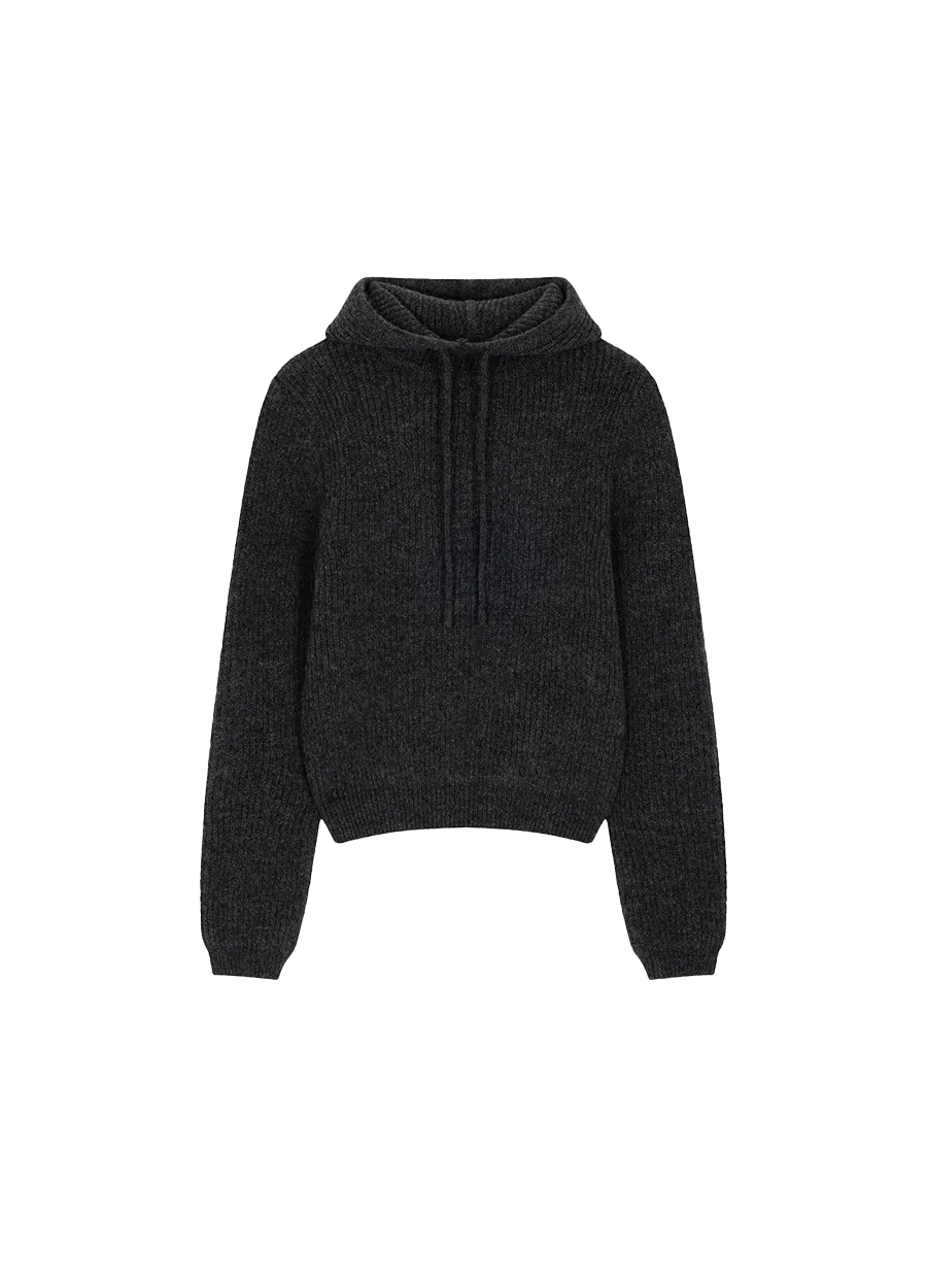 파베 후디 니트