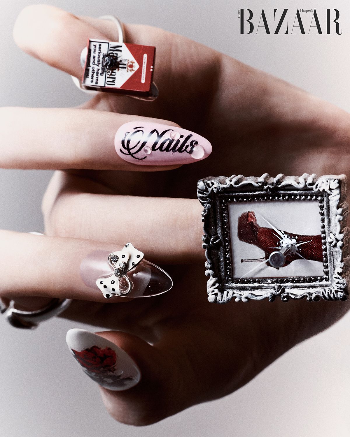 여성 내면의 다양성을 담은 김서울의 시그니처 네일 아트.