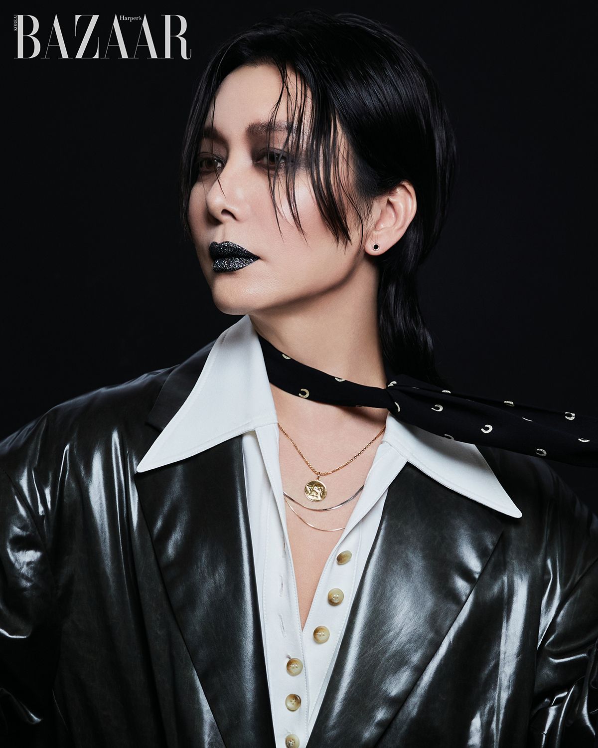 맥티스트 이성욱의 메이크업을 받은 퍼스트맨 박태윤.