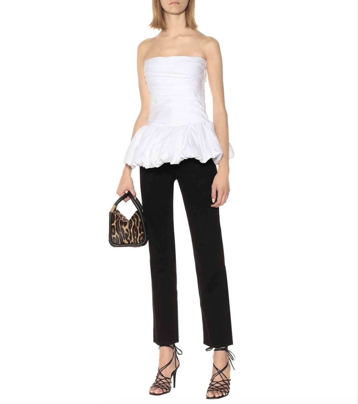 케이트 Kimmy strapless cotton peplum top 199만원대