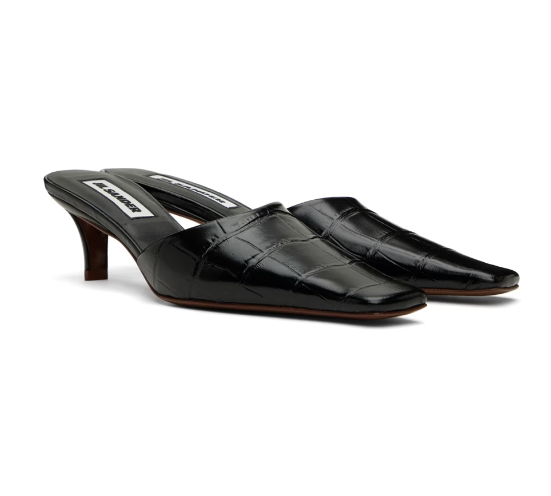 블랙 스퀘어 토 뮬