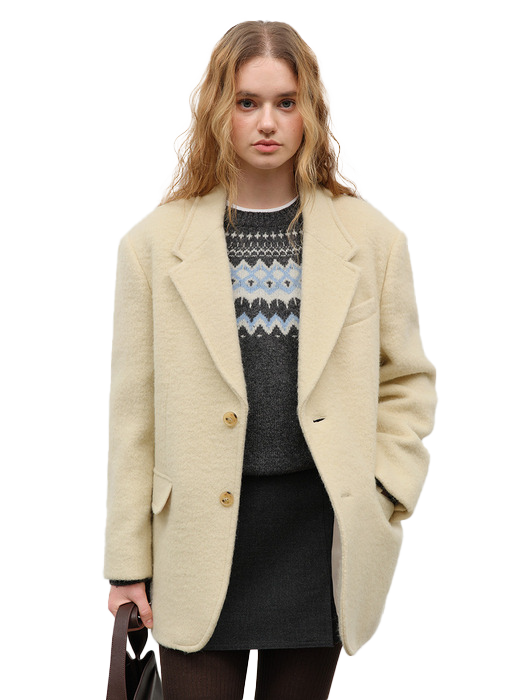 UNISEX ALPACA BLAZER COAT