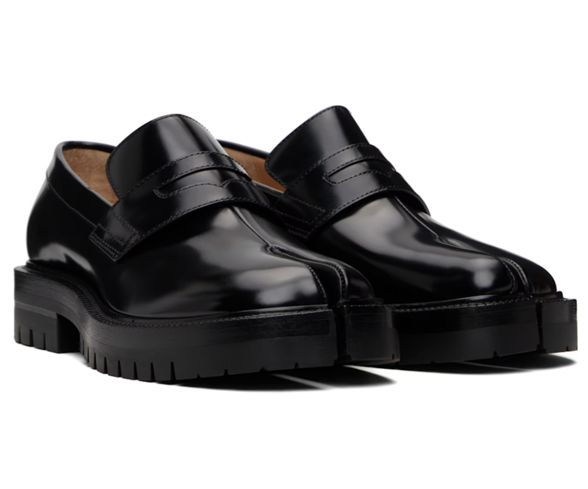 블랙 타비 로퍼