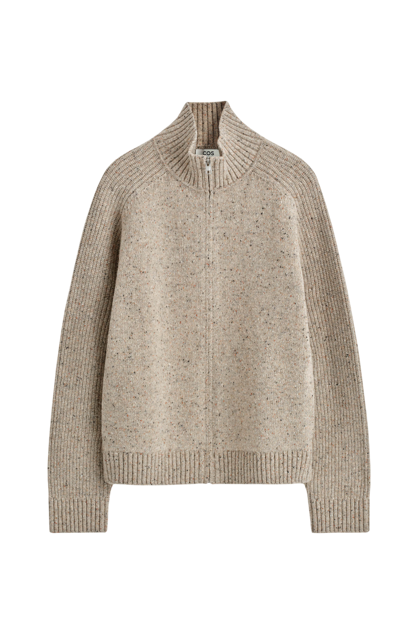 도네갈 이펙트 울 집업 가디건