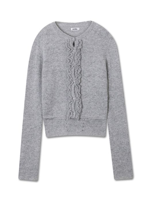 미치코 런던 러플 울 카디건 7만2천원