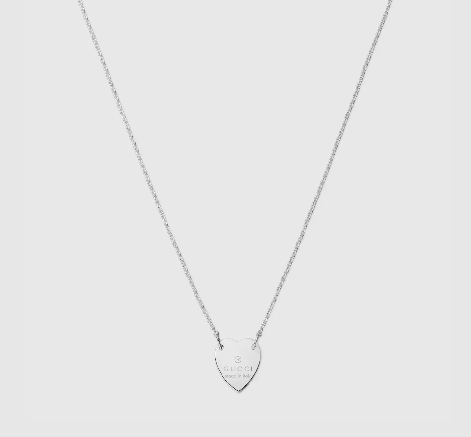 구찌 [트레이드마크] 하트 펜던트 목걸이 53만원