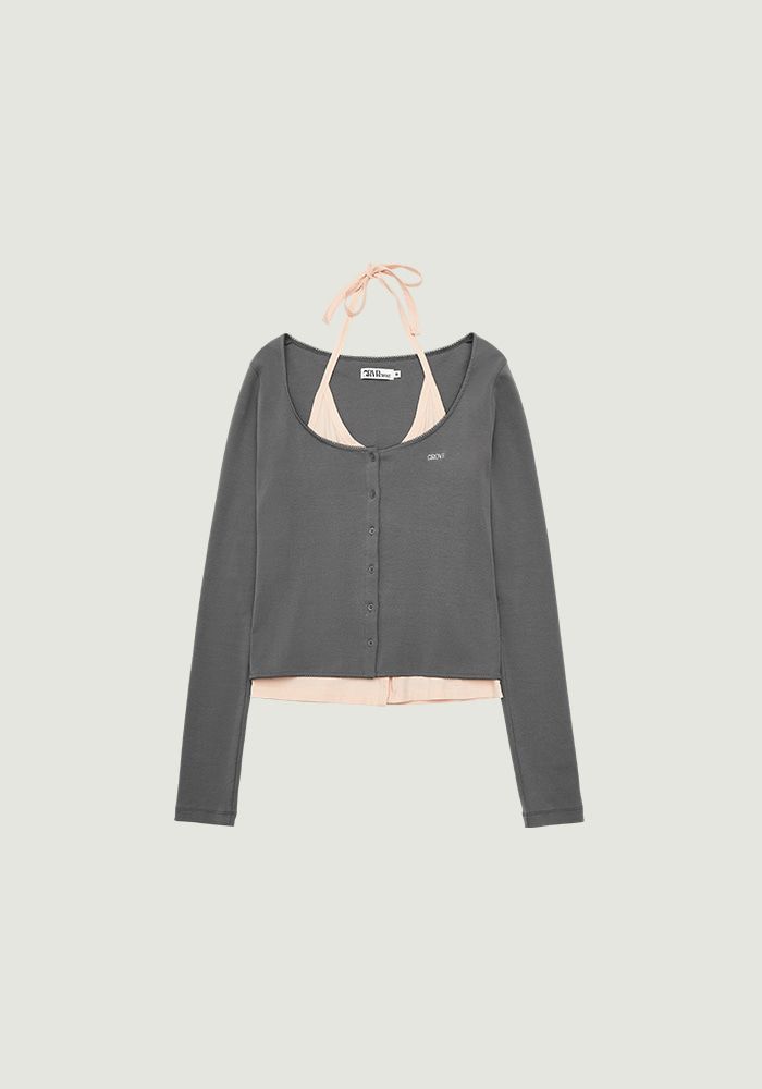 그로브 스토어 마가렛 홀터 카디건 8만9천원