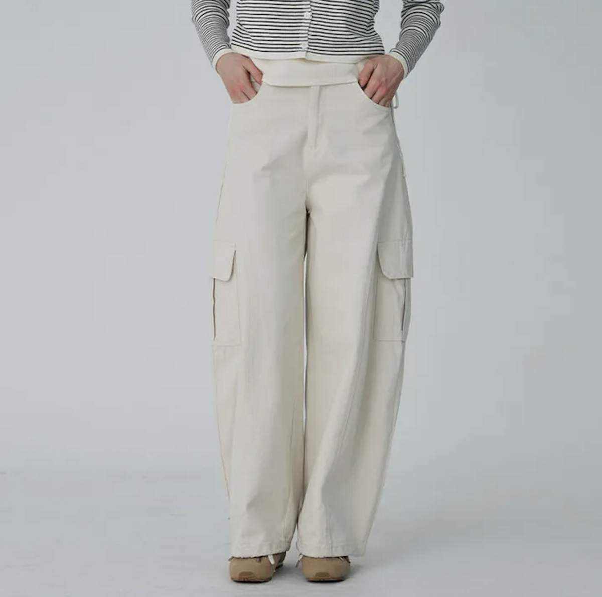 메르시앤에스 커브드 카고 팬츠 7만9천원