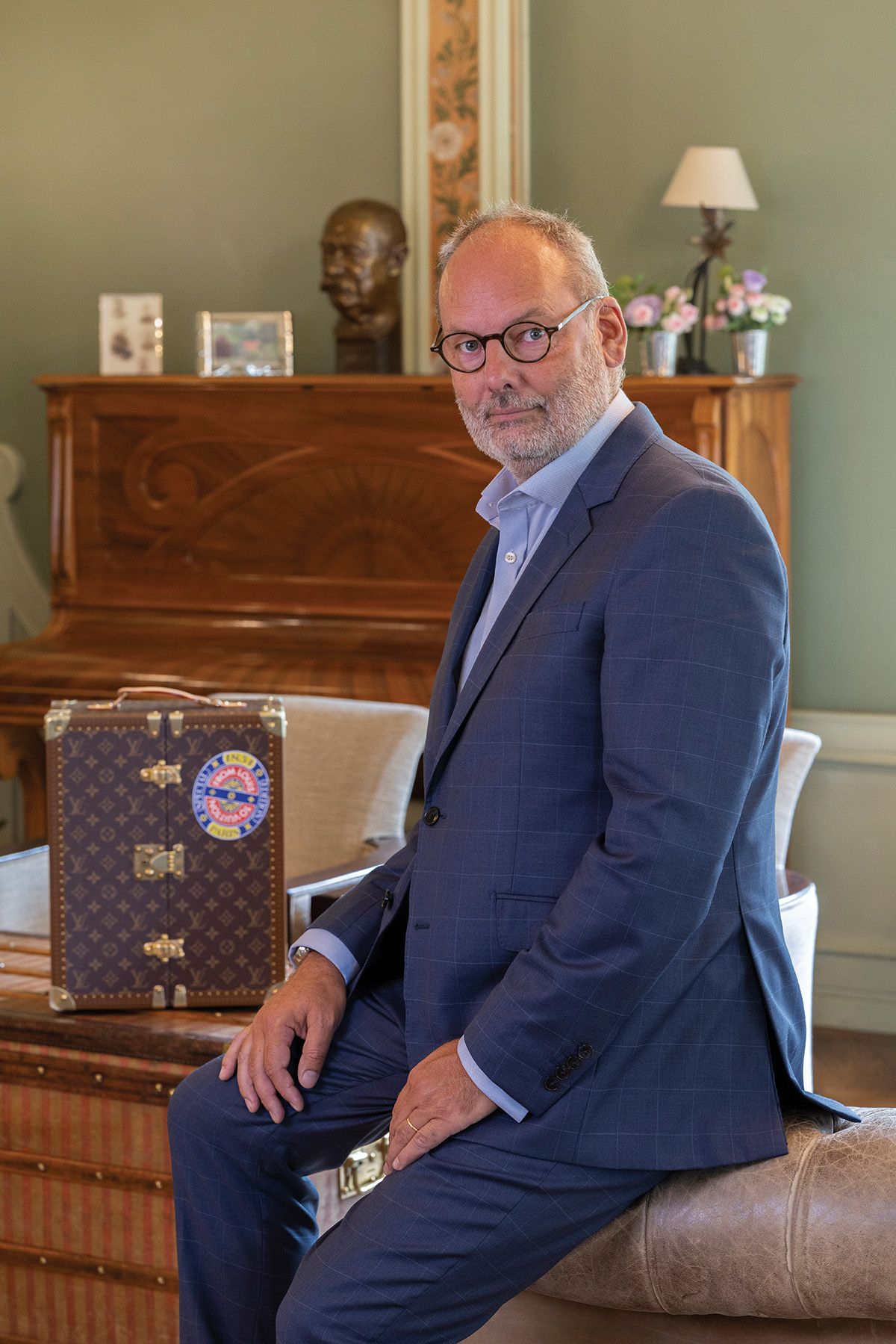 아니에르 저택에서 피에르-루이 비통. 