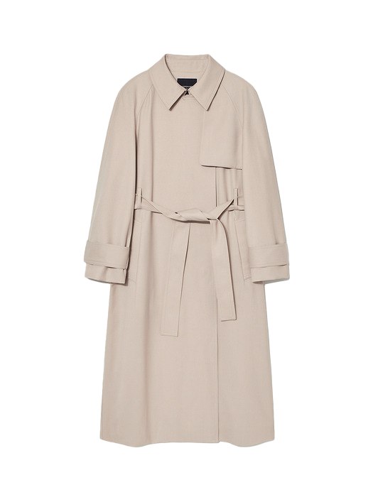 Simple Trench Coat Hazelnut